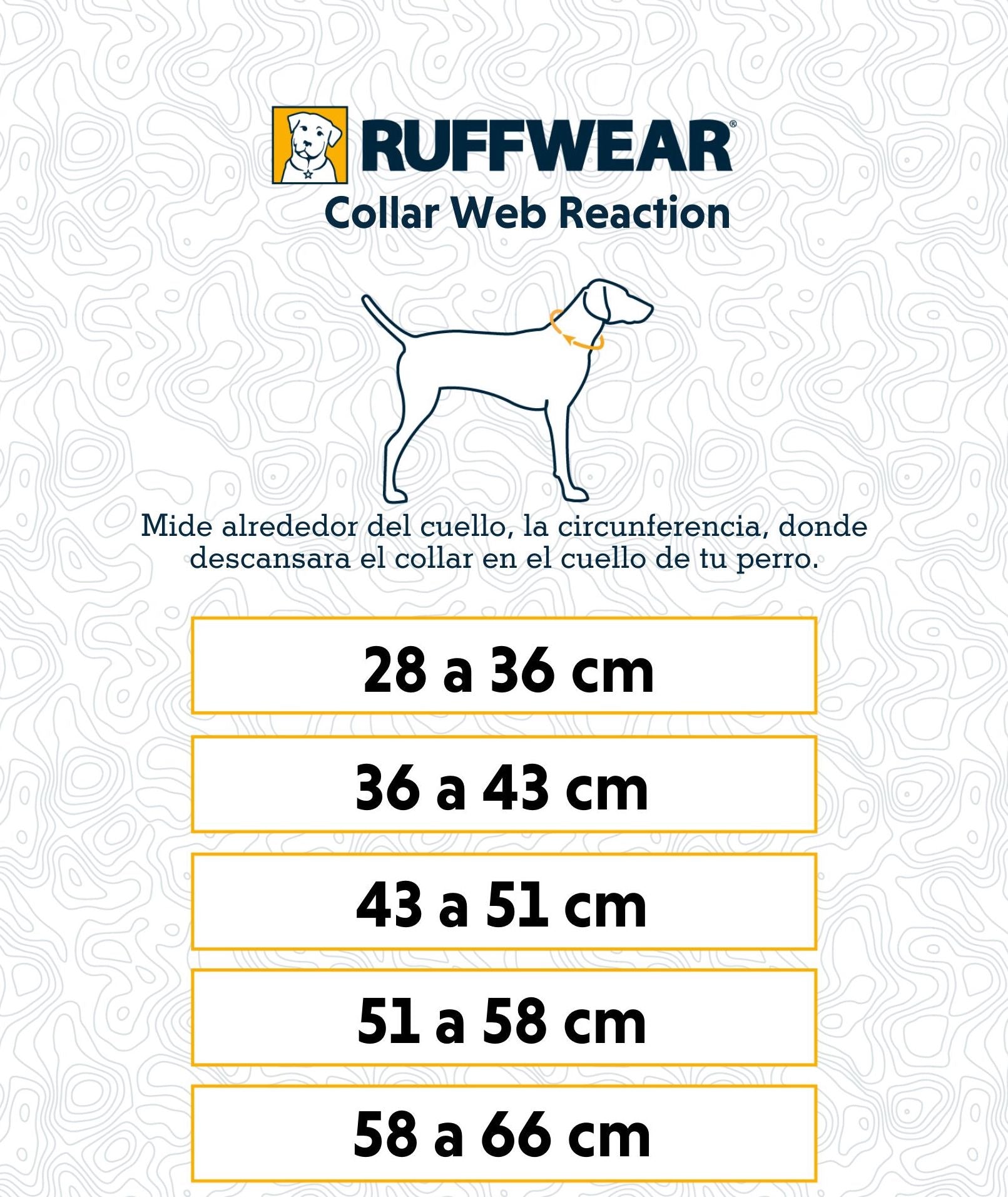 Collar para Perros Modelo WEB Reaction Gris (Basalt Gray) - Ruffwear