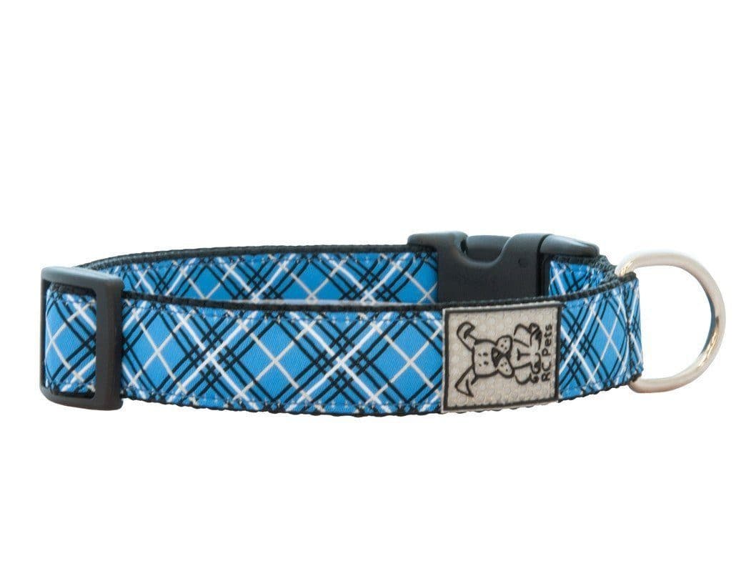Clip Collar Para Perros Modelo Blue Tartan