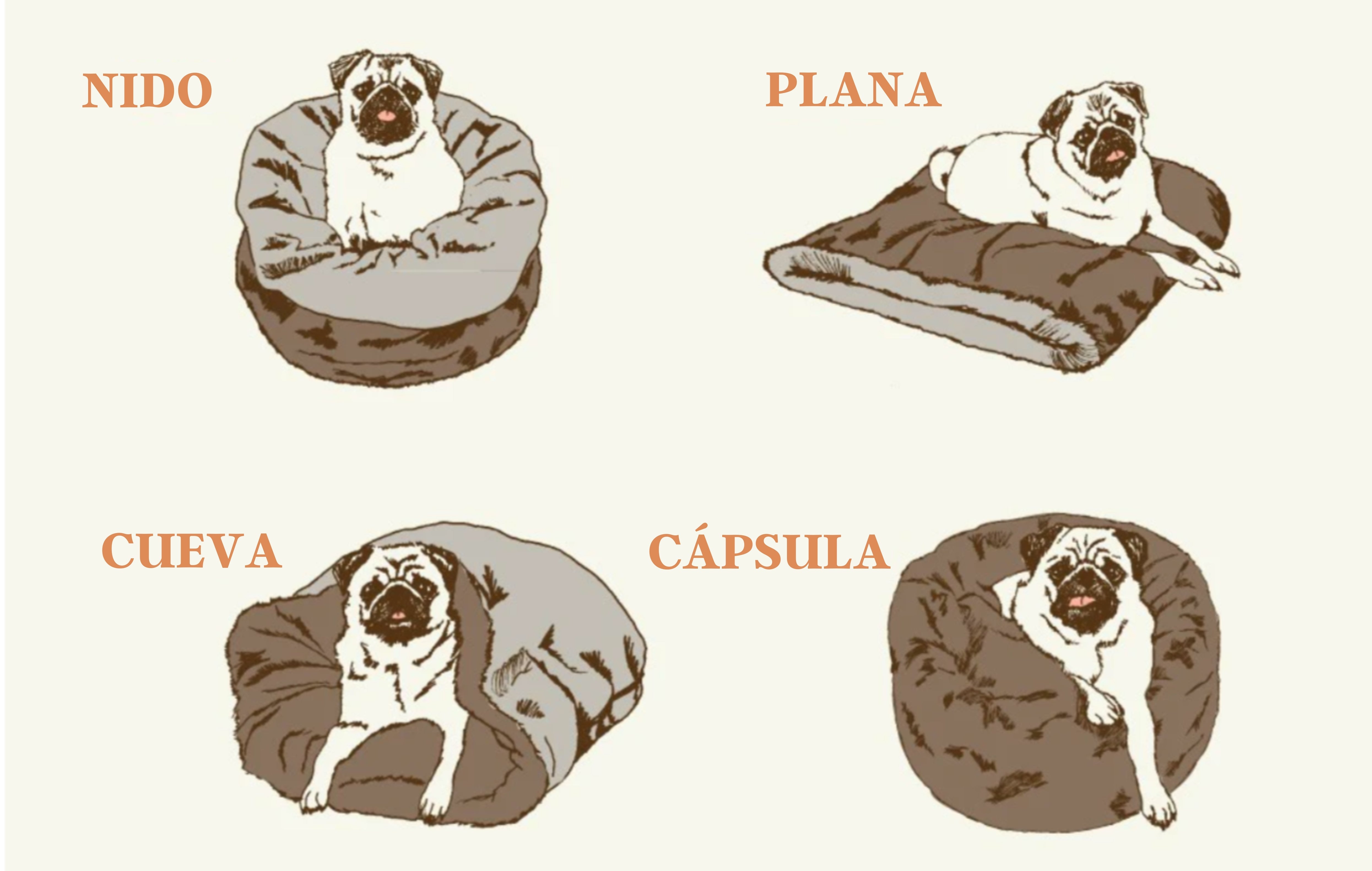 Cama Para Perros Snuggle Bed Gris de Pet P.L.A.Y.