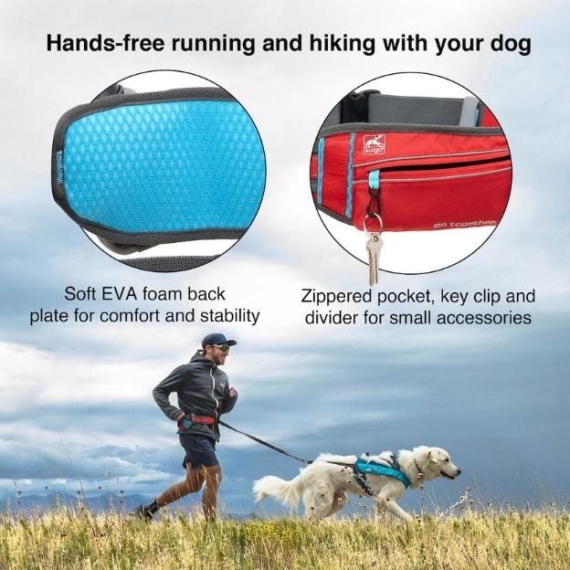 Cinturón Manos Libres Para Correr con tu Perro - On-Trail Running Belt de Kurgo®