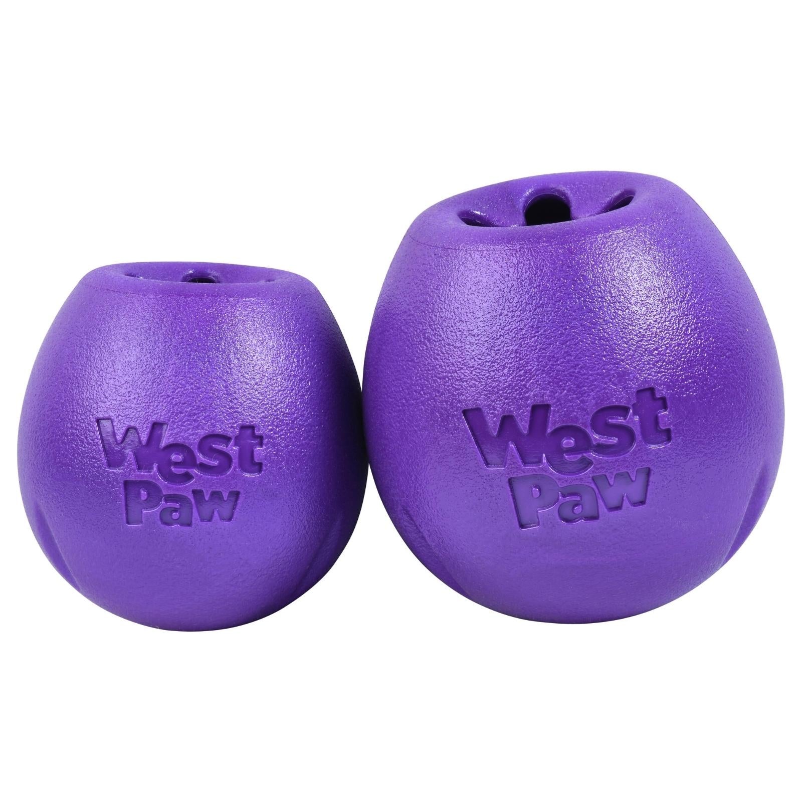 RUMBL de West Paw® color Morado - Juguete Dispensador de Premios y Croquetas para Perros