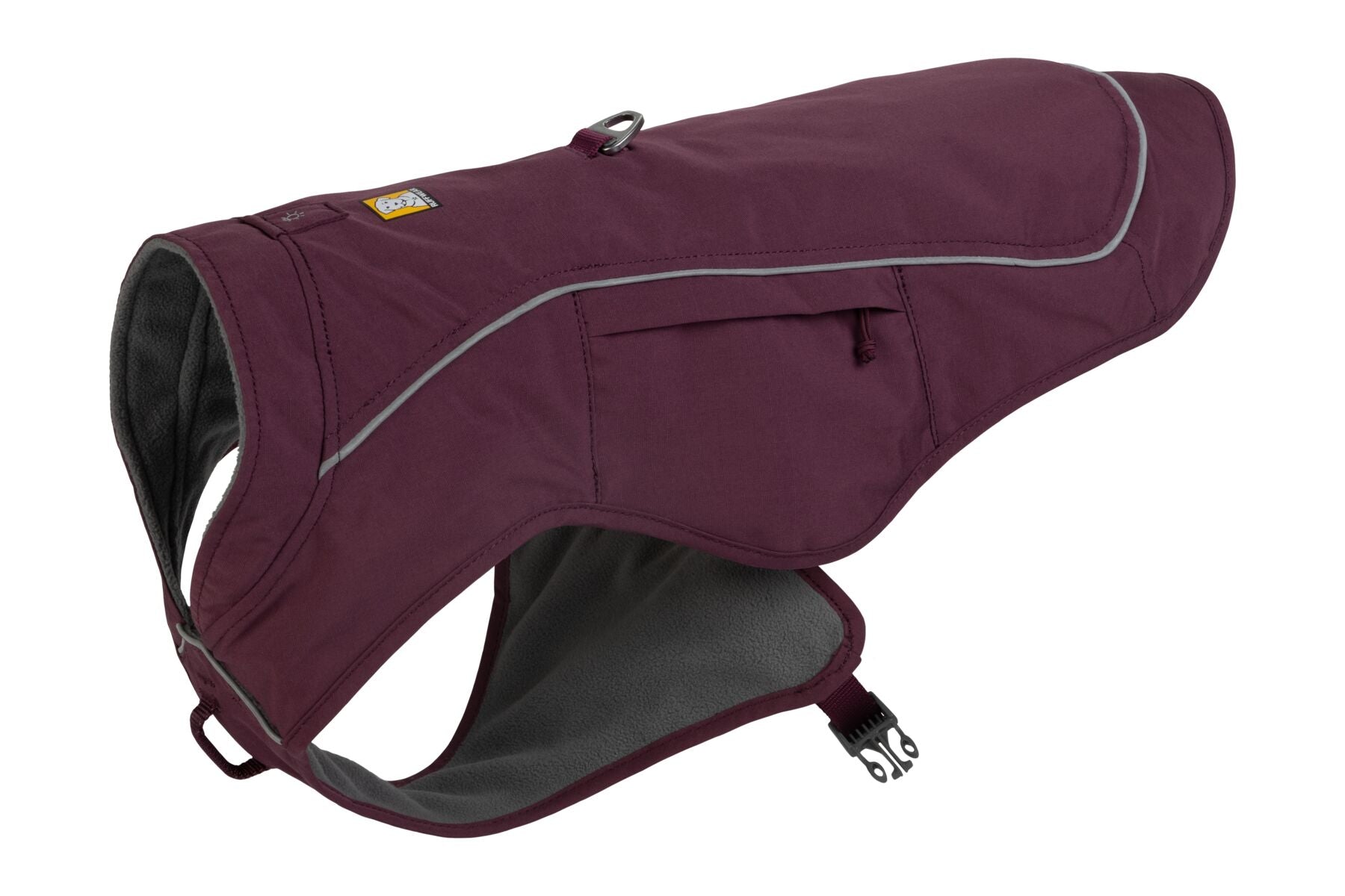 2 en 1 Abrigo Overcoat Fuse con Pechera Integrada en Púrpura (Purple Rain) de Ruffwear