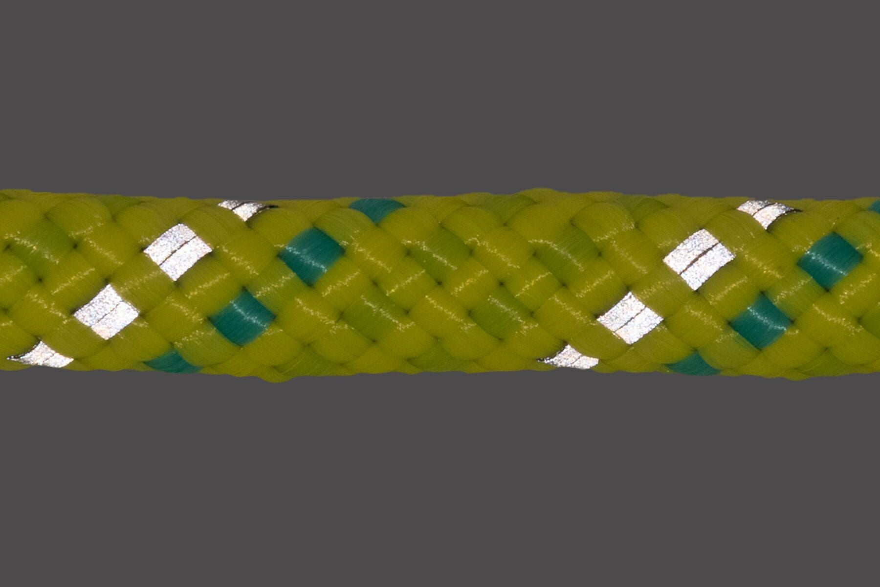 Knot-a-Collar® Collar de Cuerda para Perros- Verde Fosfo (Lichen Green) - Ruffwear