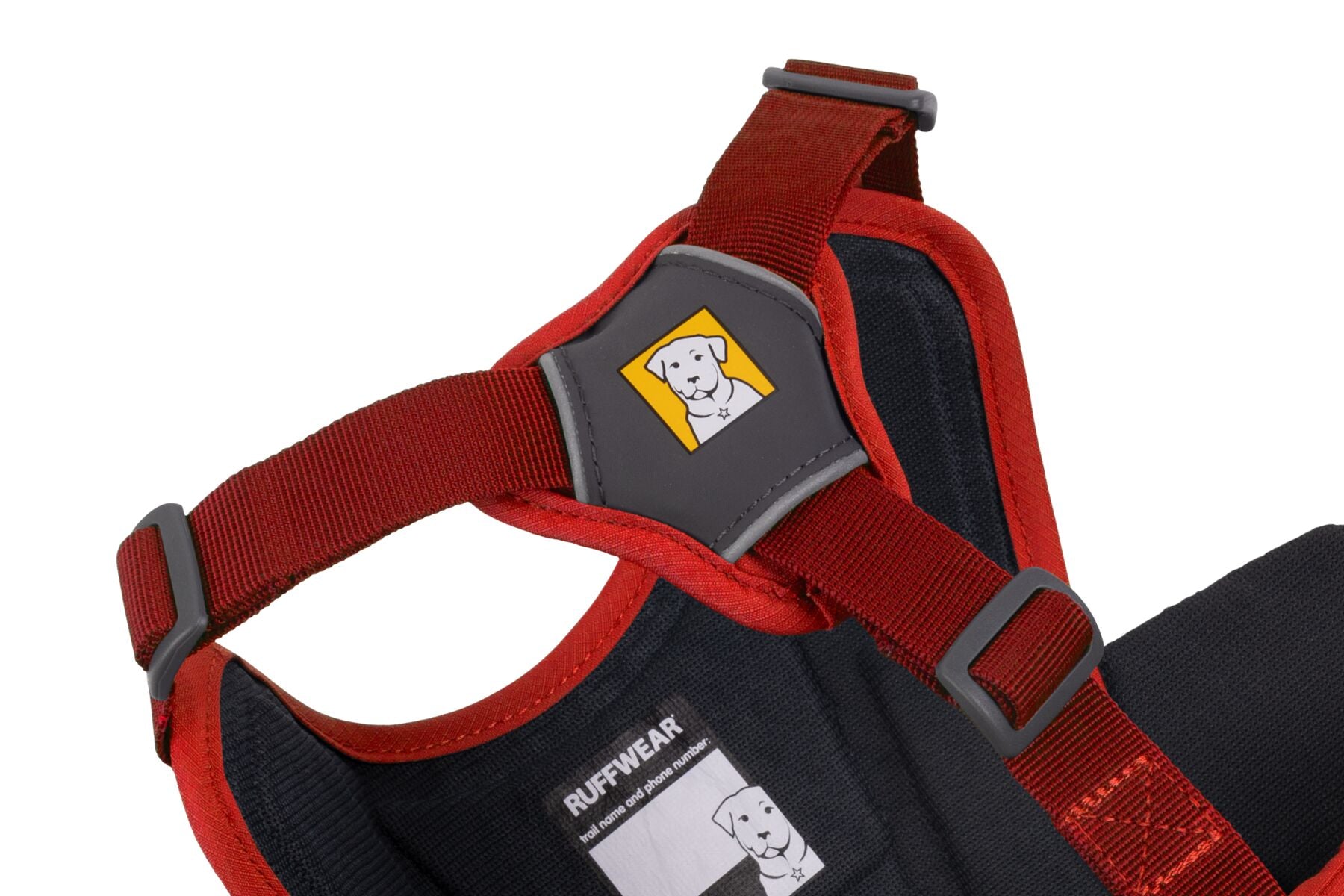Web Master Harness® Pechera Multiusos con Asa en Rojo (Red Sumac) de Ruffwear