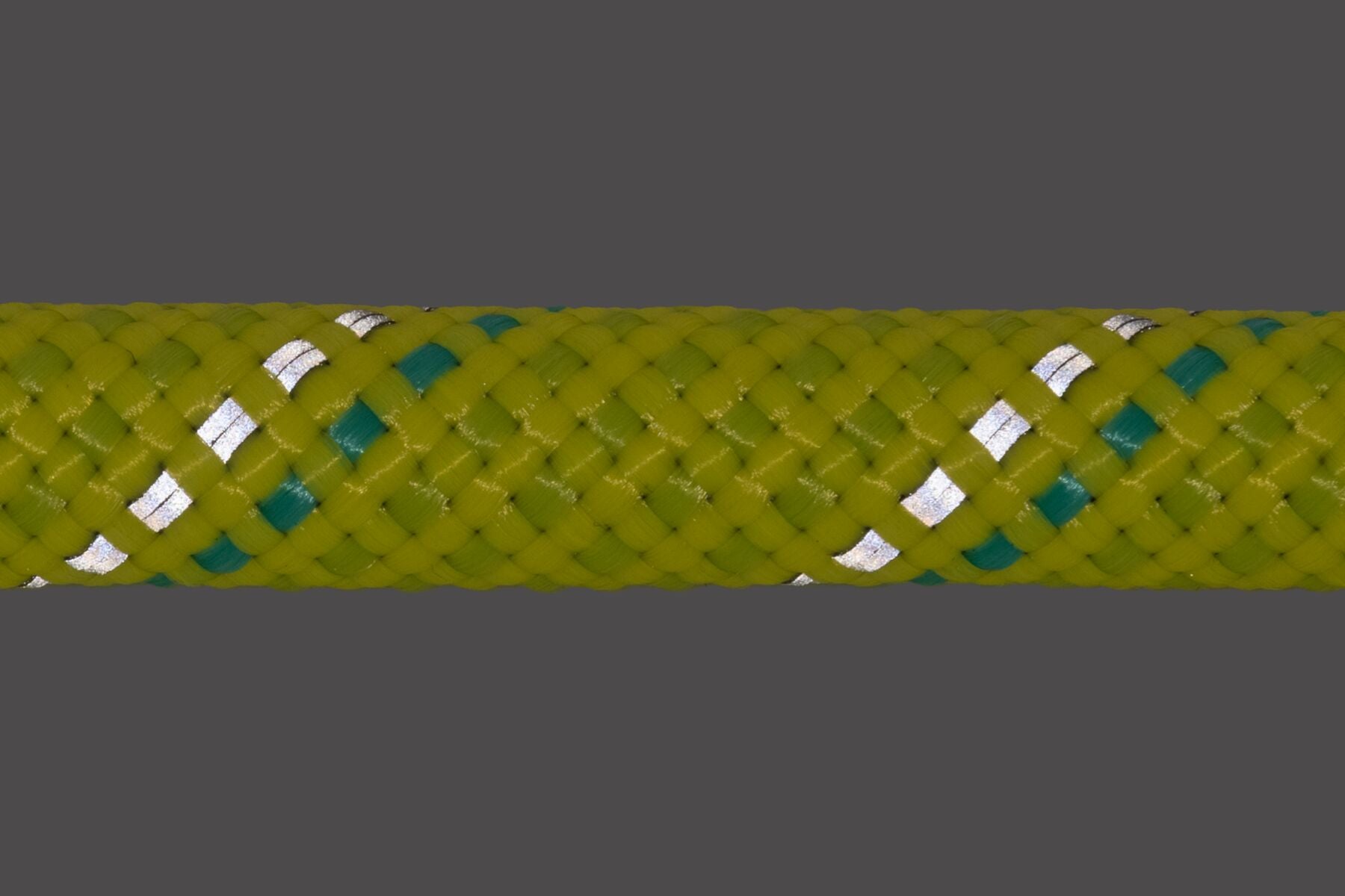 Knot-a-Leash Correa de Cuerda y Mosquetón- Verde Fosfo (Lichen Green)- Ruffwear