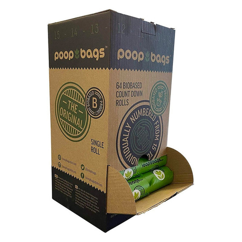 960 Bolsas p/Popo Poop Bags (64 Rollos con 15 Bolsas)