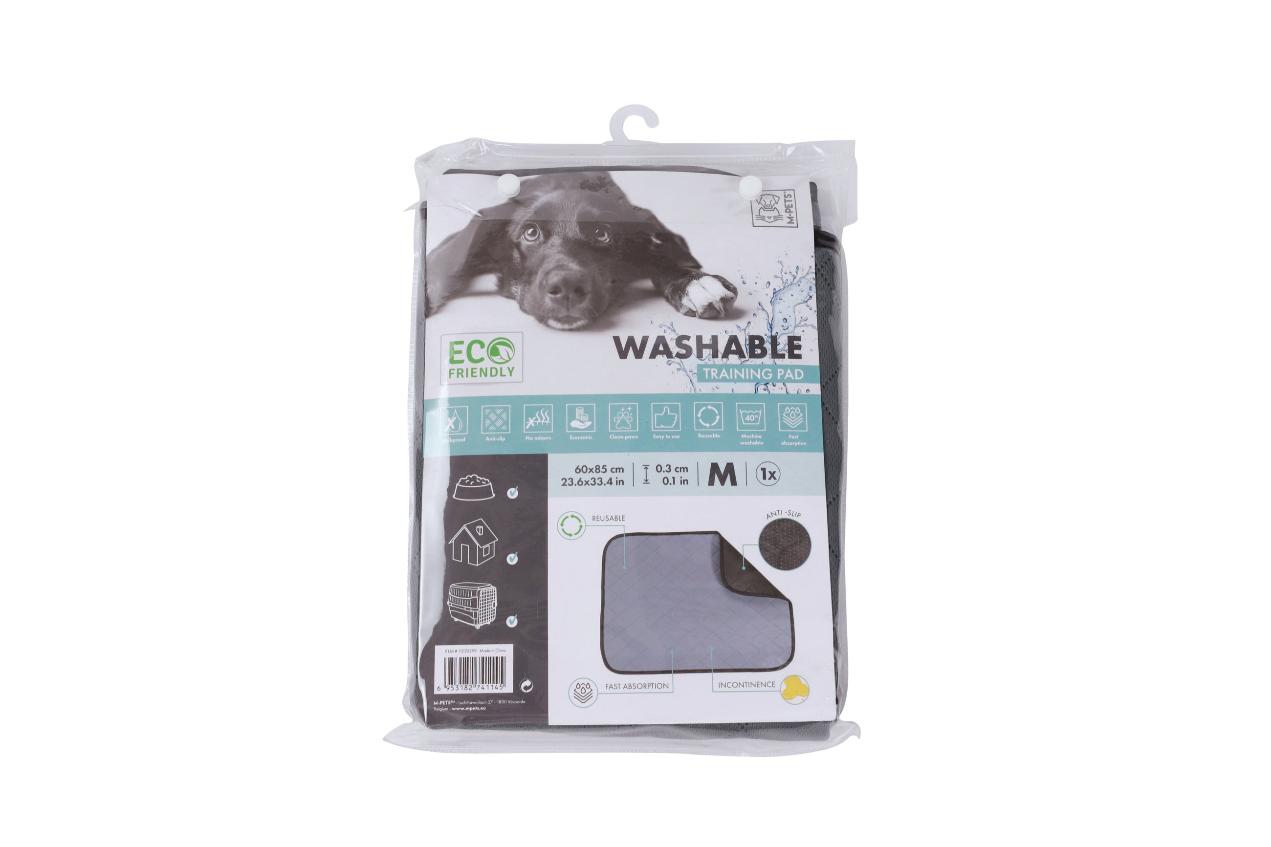 Tapete Entrenador Lavable y Reutilizable – Compatible con Lavadora y Secadora | M‑PETS®