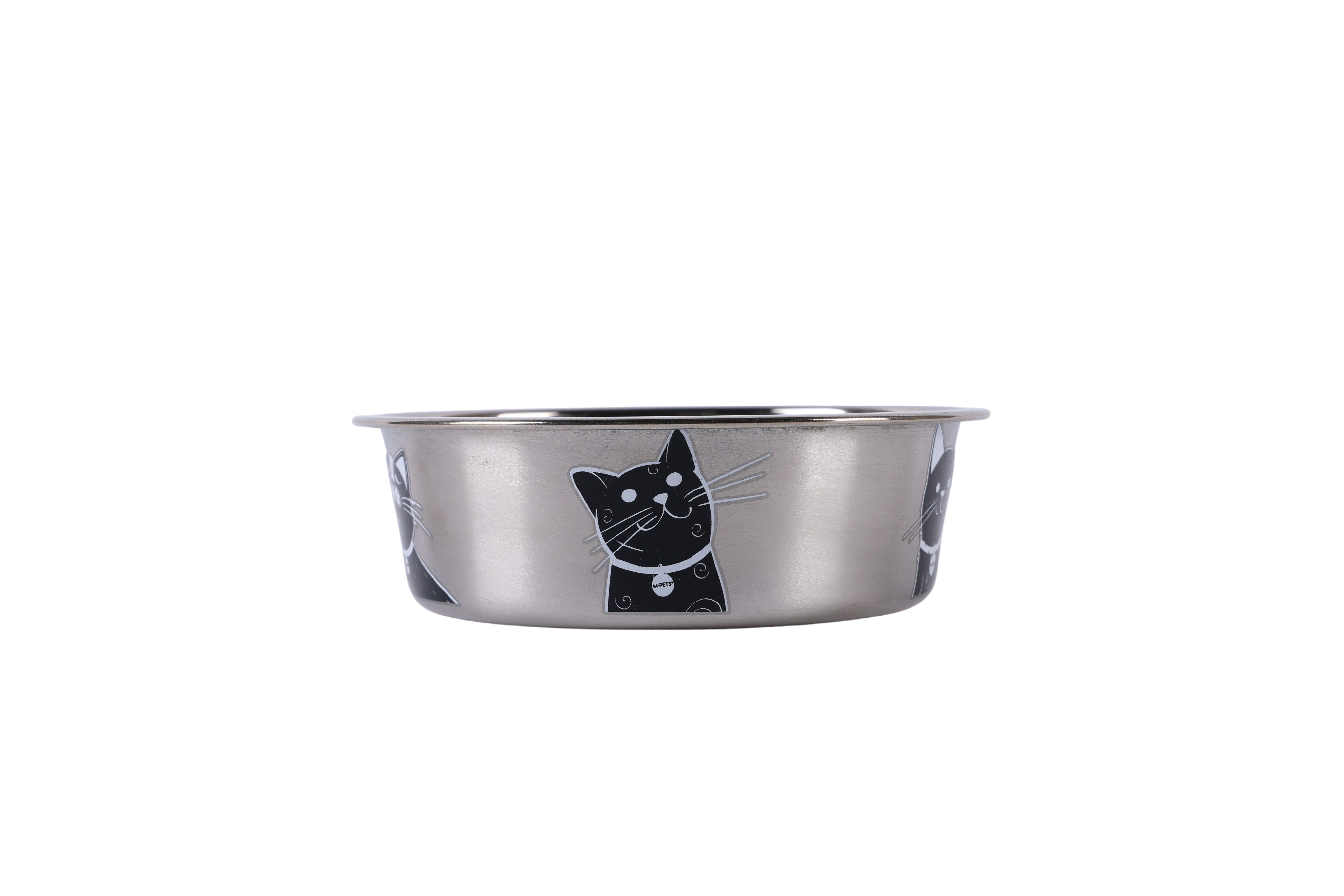 Bowl de Acero Inoxidable PETJOY CatFamily para Gatos | M‑PETS®