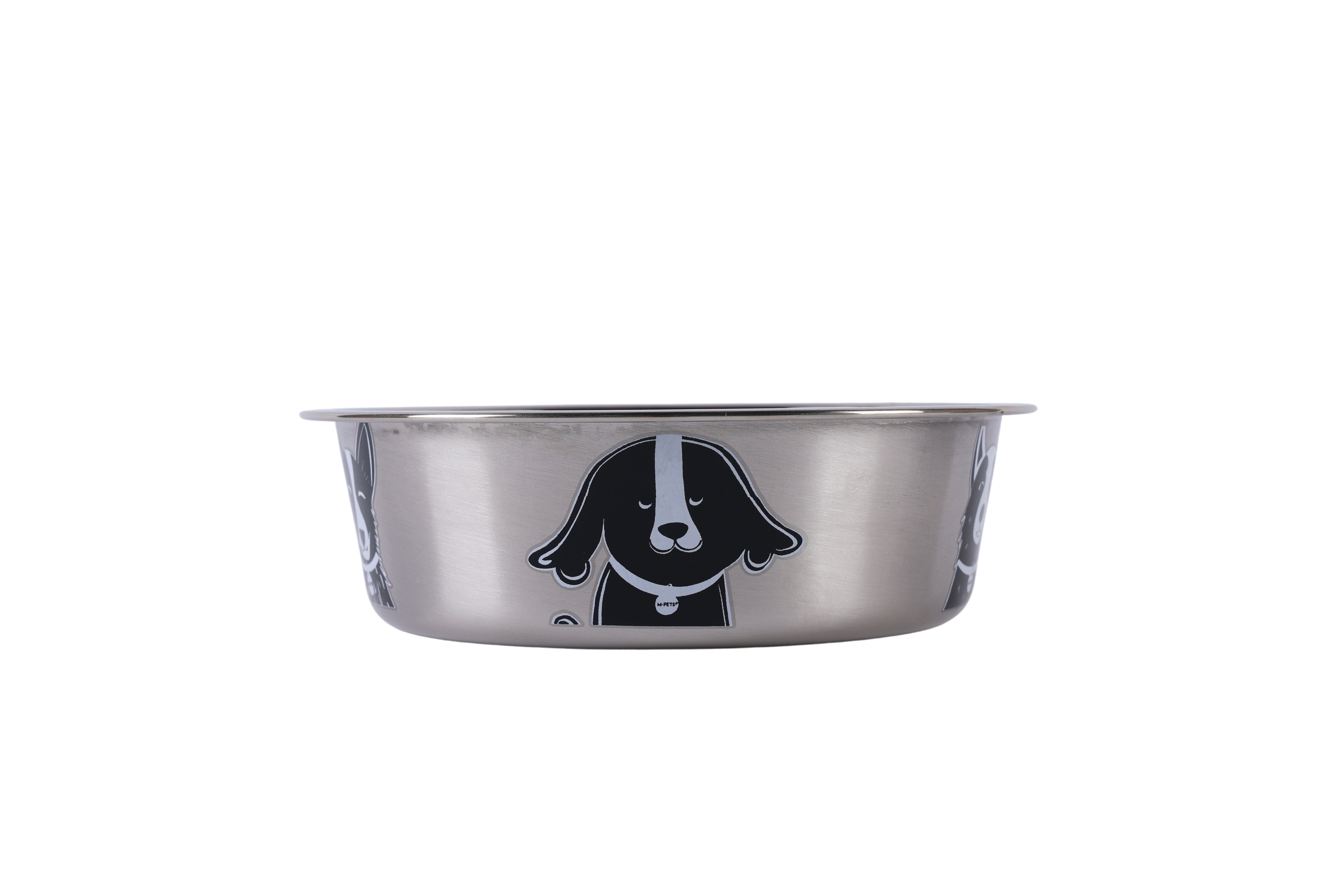 Bowl de Acero Inoxidable PETJOY DogFamily para Perros | M‑PETS®