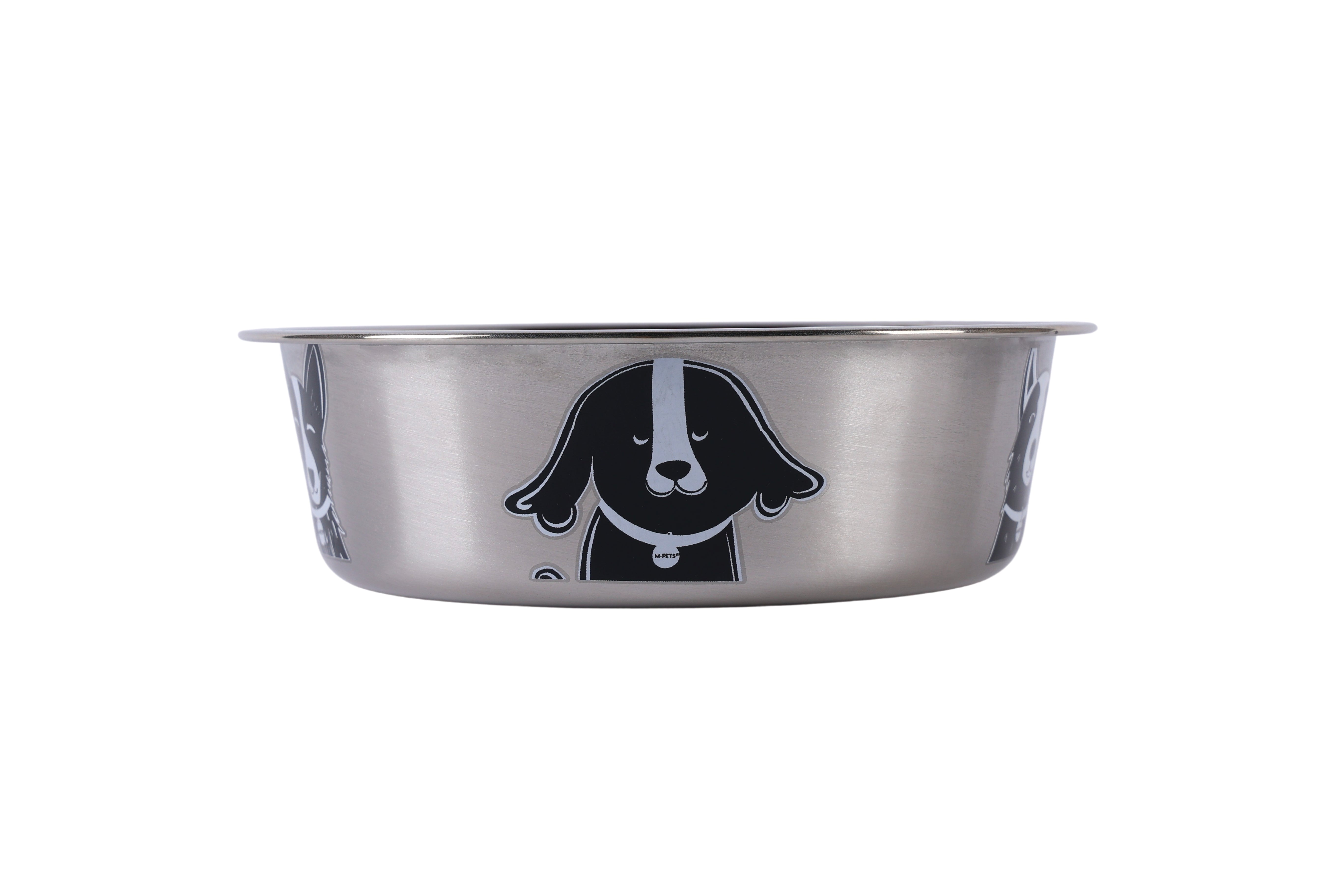 Bowl de Acero Inoxidable PETJOY DogFamily para Perros | M‑PETS®