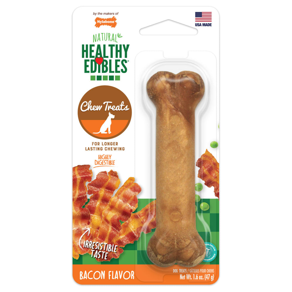 Premios Masticables Healthy Edibles Larga Duración Sabor Tocino para Perros | Nylabone