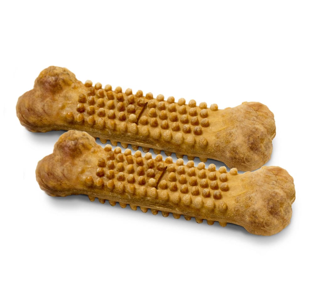 Premio Masticable Comestible Nubz Natural con Pollo para Perros - Grande (Large) | Nylabone