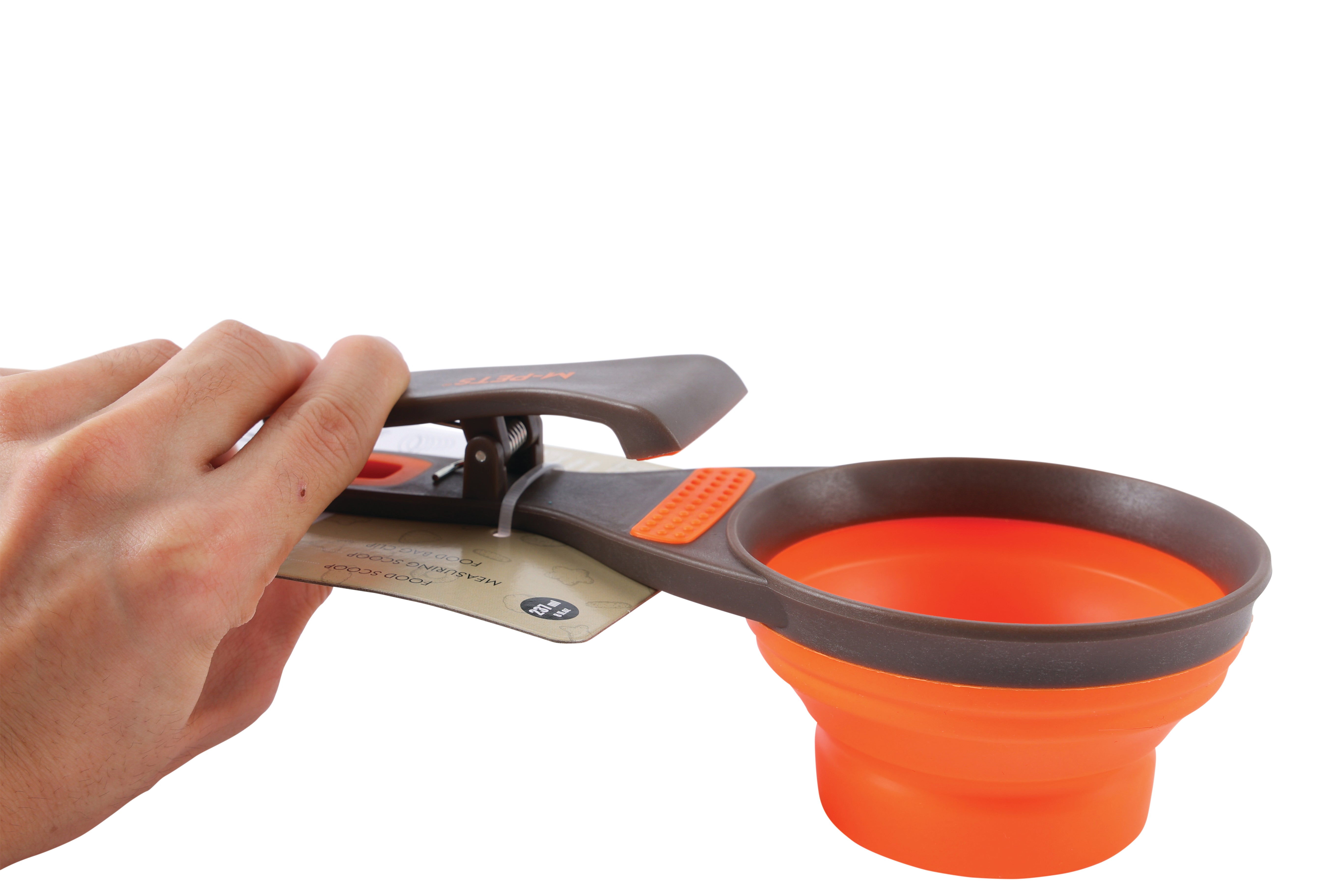 Cuchara Medidora Plegable 3 en 1 CUIZI para Alimento de Mascotas | M‑PETS®