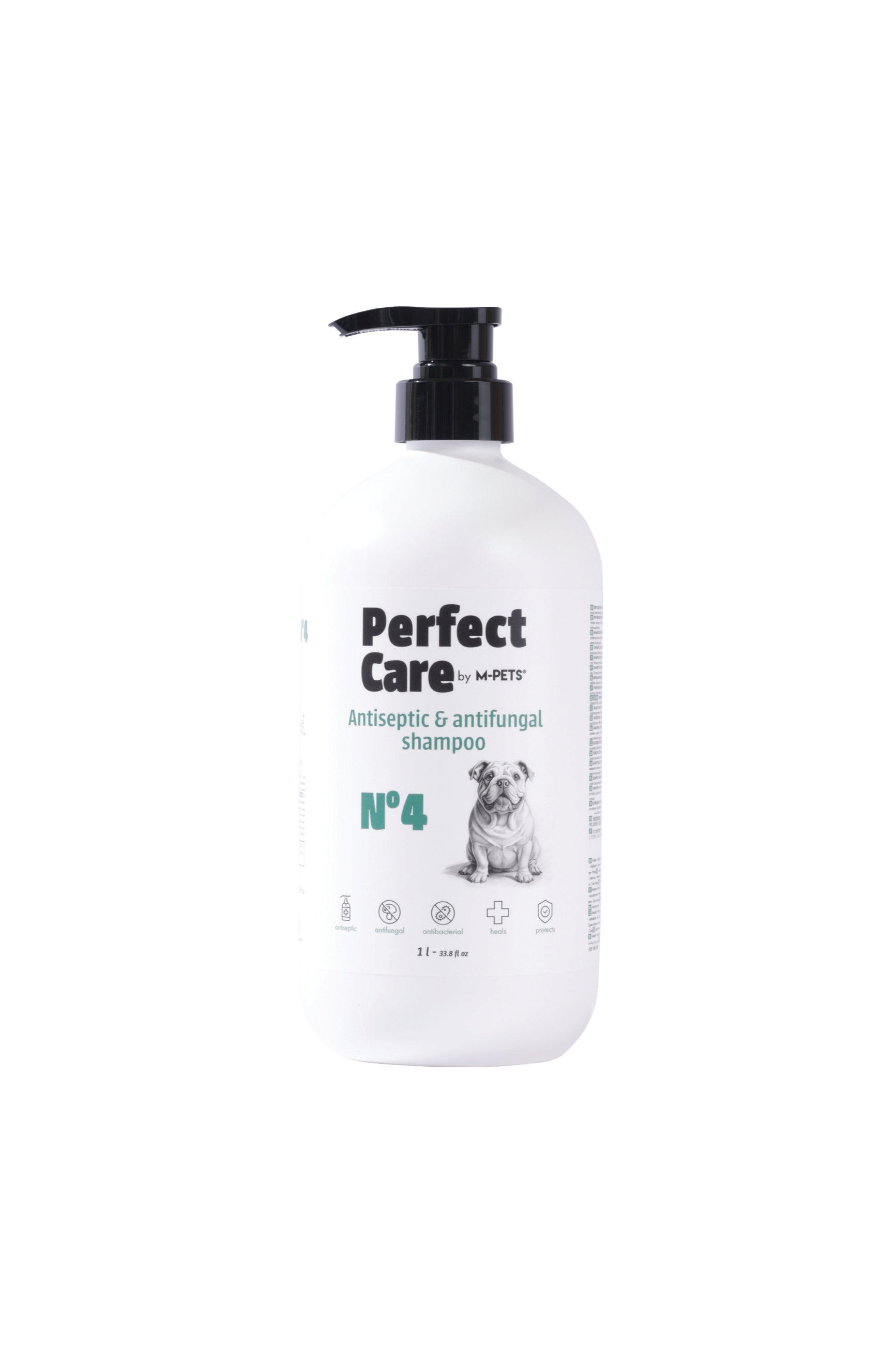 Shampoo Antiséptico y Antifúngico para Perro - 1L | M-PETS Perfect Care No.4