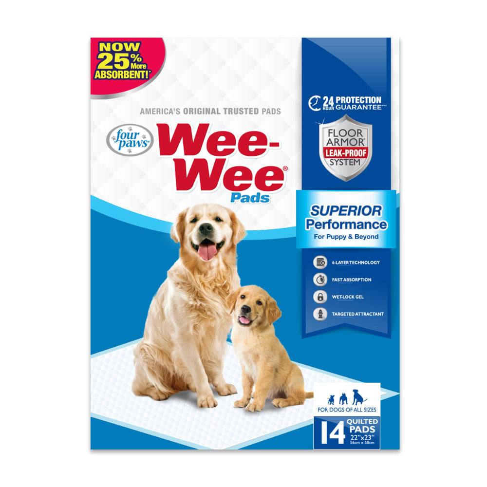 Tapete Entrenador para Perros Wee‑Wee® Pads 6 Capas – 55.9 × 58.4 cm