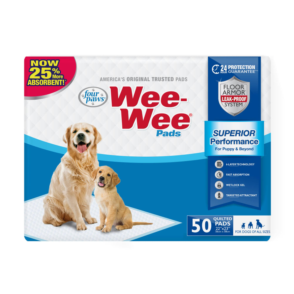 Tapete Entrenador para Perros Wee‑Wee® Pads 6 Capas – 55.9 × 58.4 cm