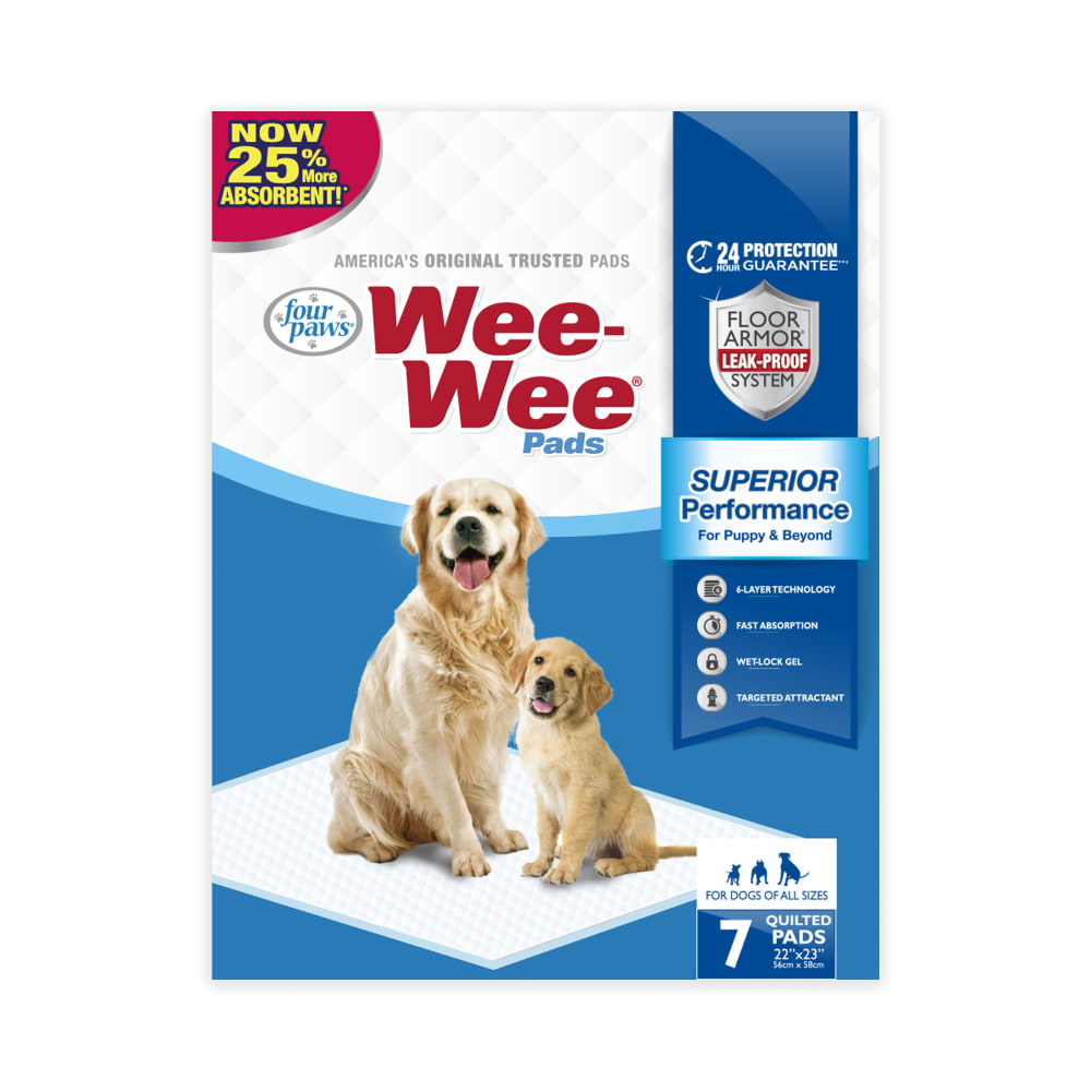 Tapete Entrenador para Perros Wee‑Wee® Pads 6 Capas – 55.9 × 58.4 cm