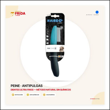 Peine Antipulgas Flea Comb HAIRDO sin químicos
