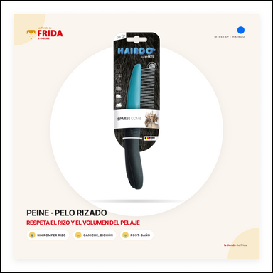 Peine Dientes Anchos Sparse Comb HAIRDO para pelo rizado