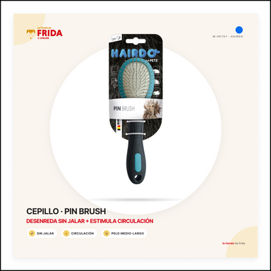 Cepillo de Puntas Redondeadas Pin Brush HAIRDO