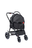 CONQUEST Detachable Pet Stroller Black