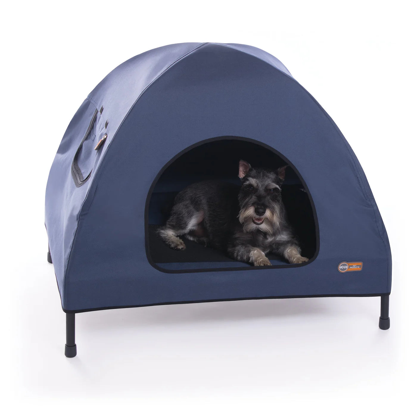 Casa Cama Elevada para Perros y Gatos Pet Cot House - Azul Marino | K&H