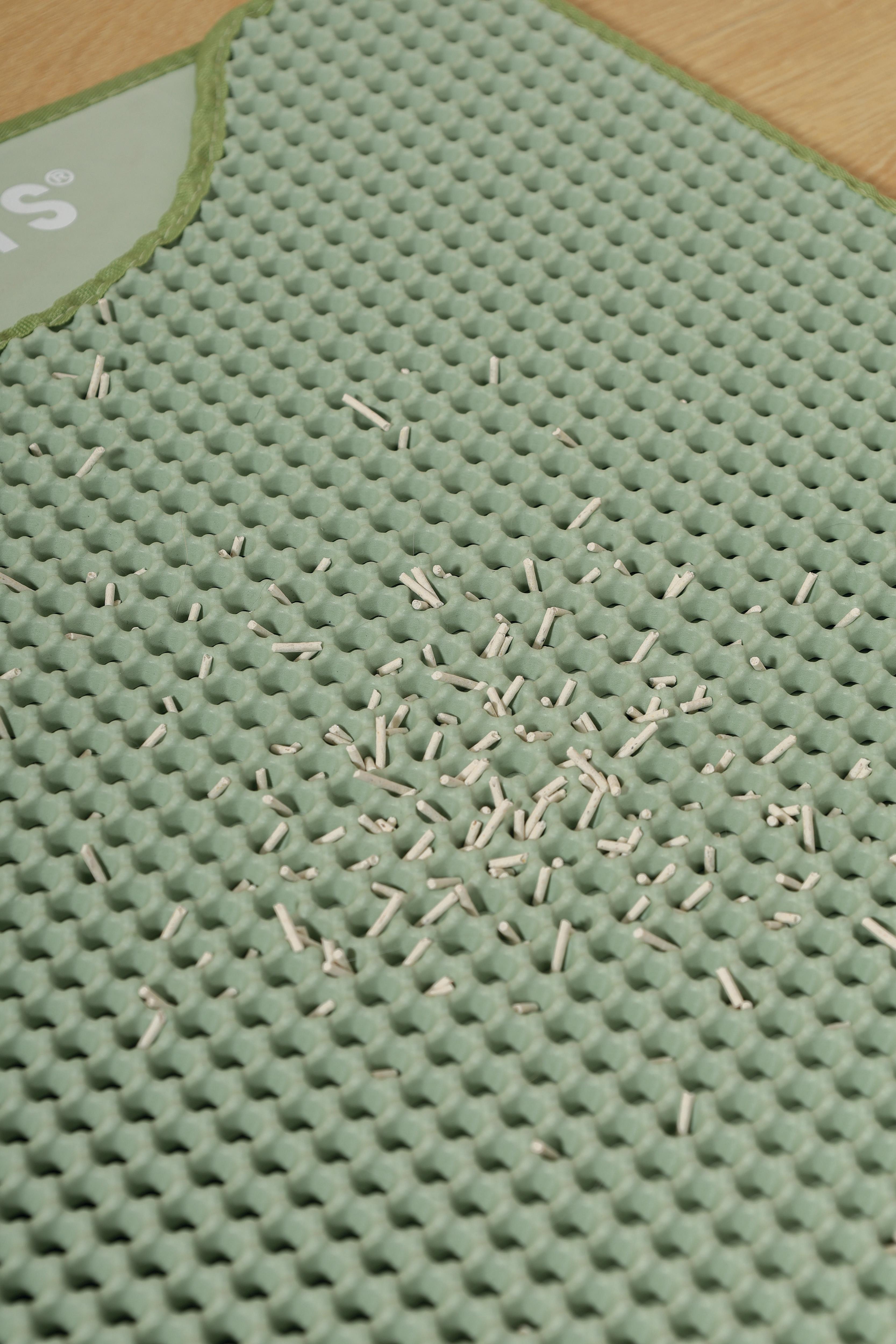 DUPLEX Cat Litter Vertical Mat - Green