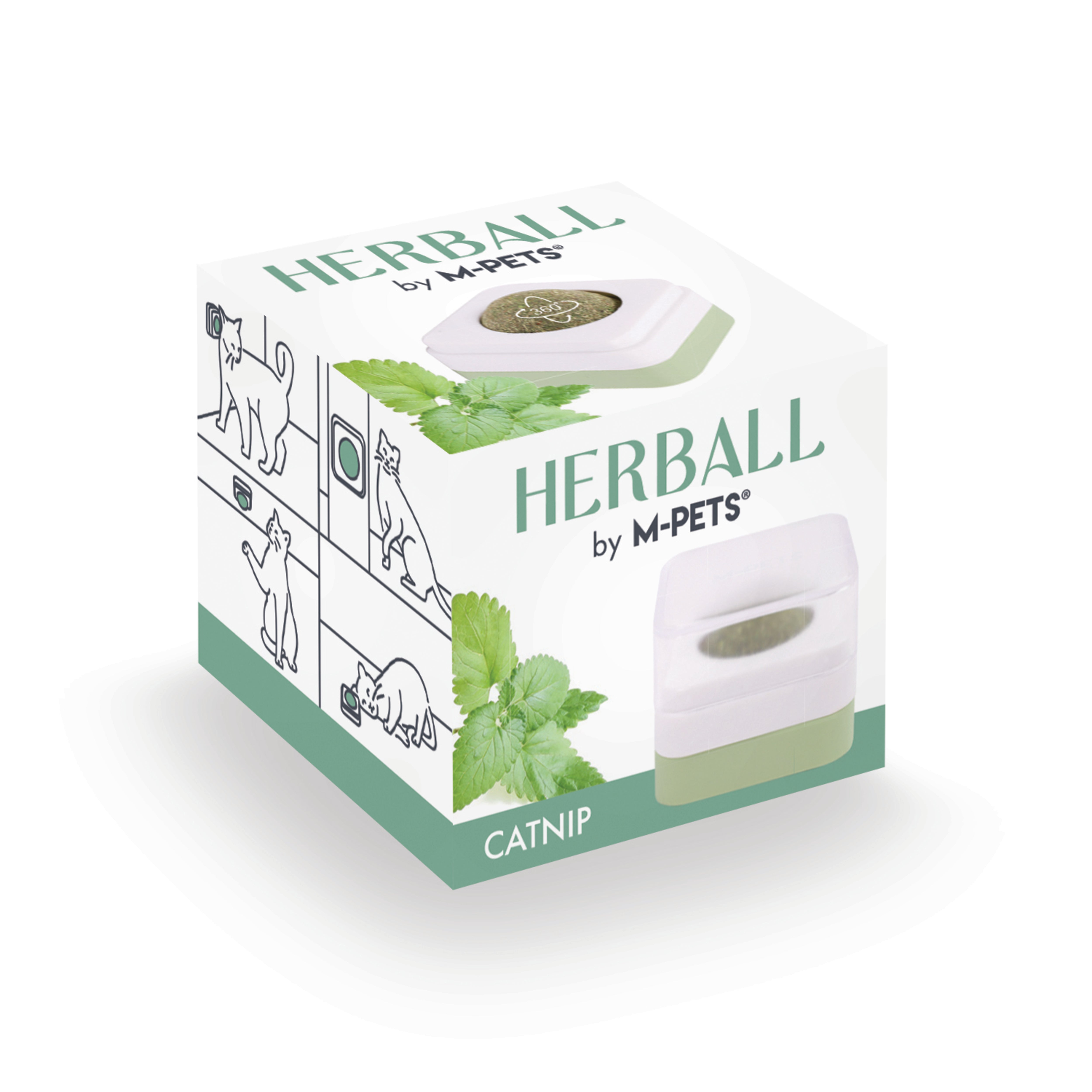 HERBALL Catnip ball - Green
