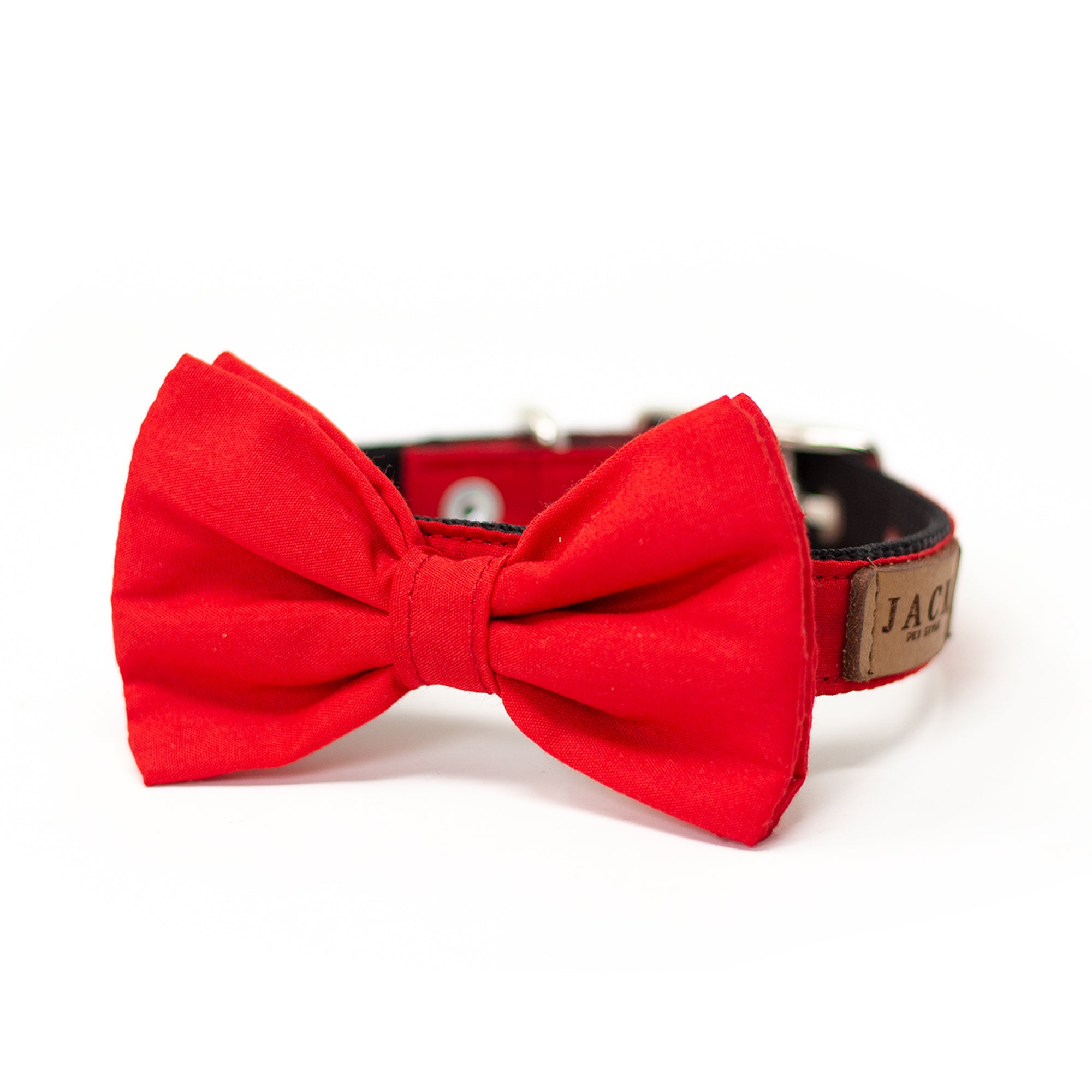 Collar de Corbata de Moño Rojo para Perro de Jack Pet Style