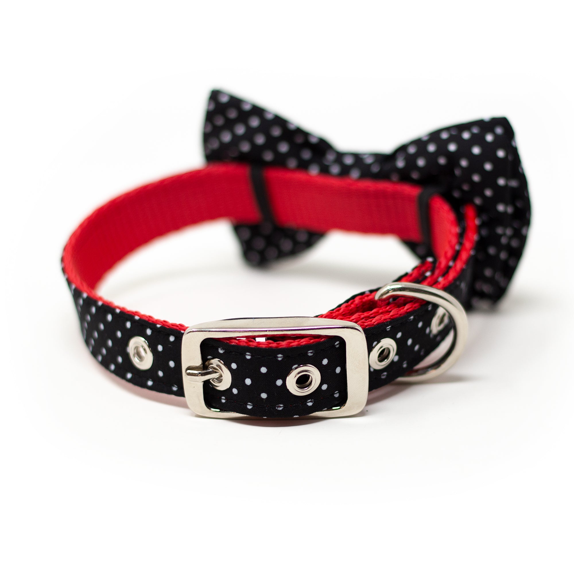 Collar de Corbata de Moño Negro de Puntos para Perro de Jack Pet Style