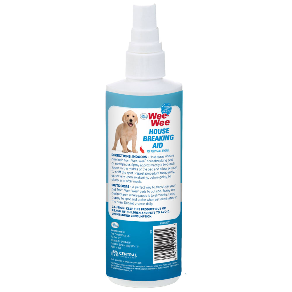 Spray Educador para Entrenamiento Sanitario Wee-Wee® Housebreaking Aid 8 oz (237 ml) | Four Paws
