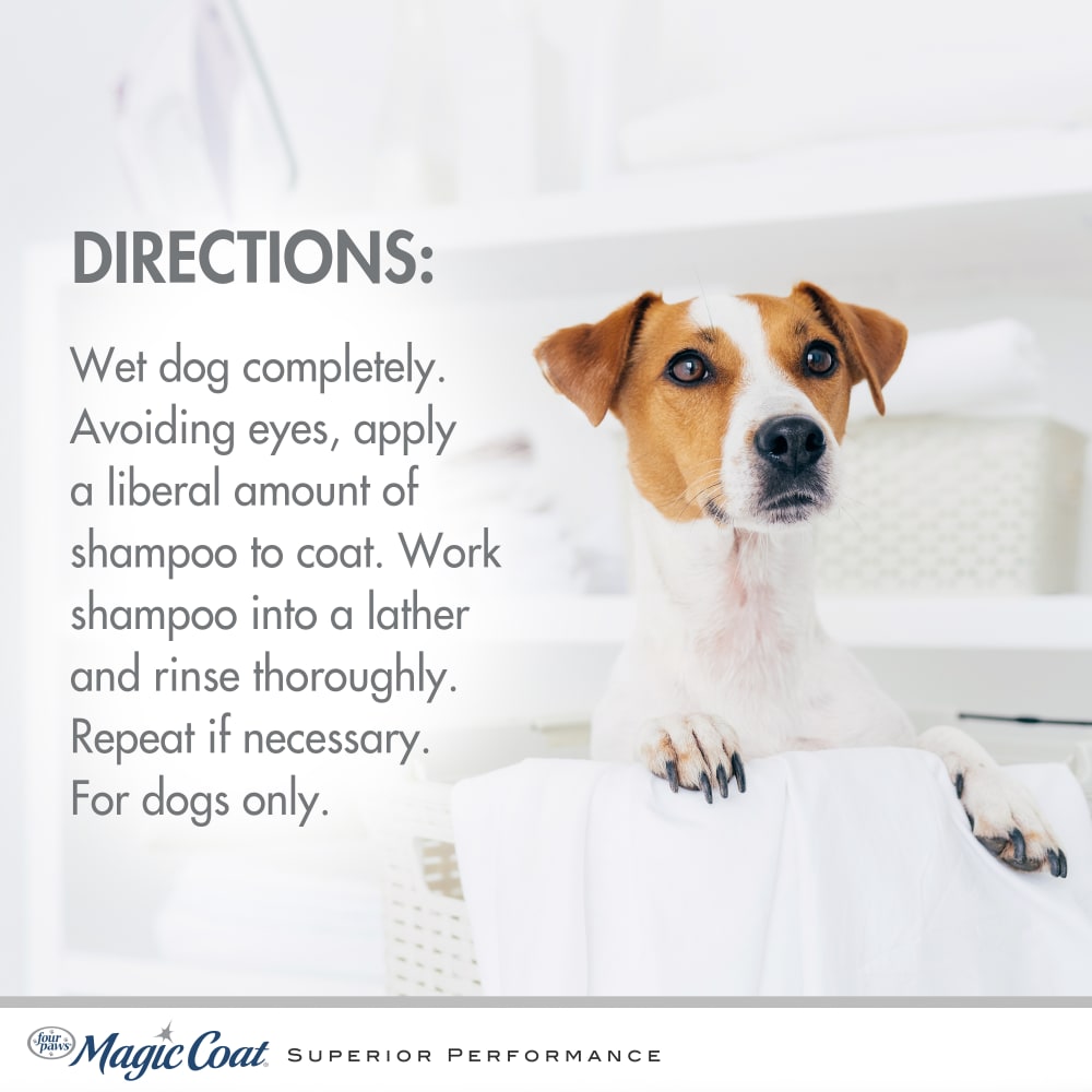 Shampoo Eliminador de Olores con Extracto de Perejil y Aroma a Papaya Tropical 16 oz (473 ml) | Magic Coat®