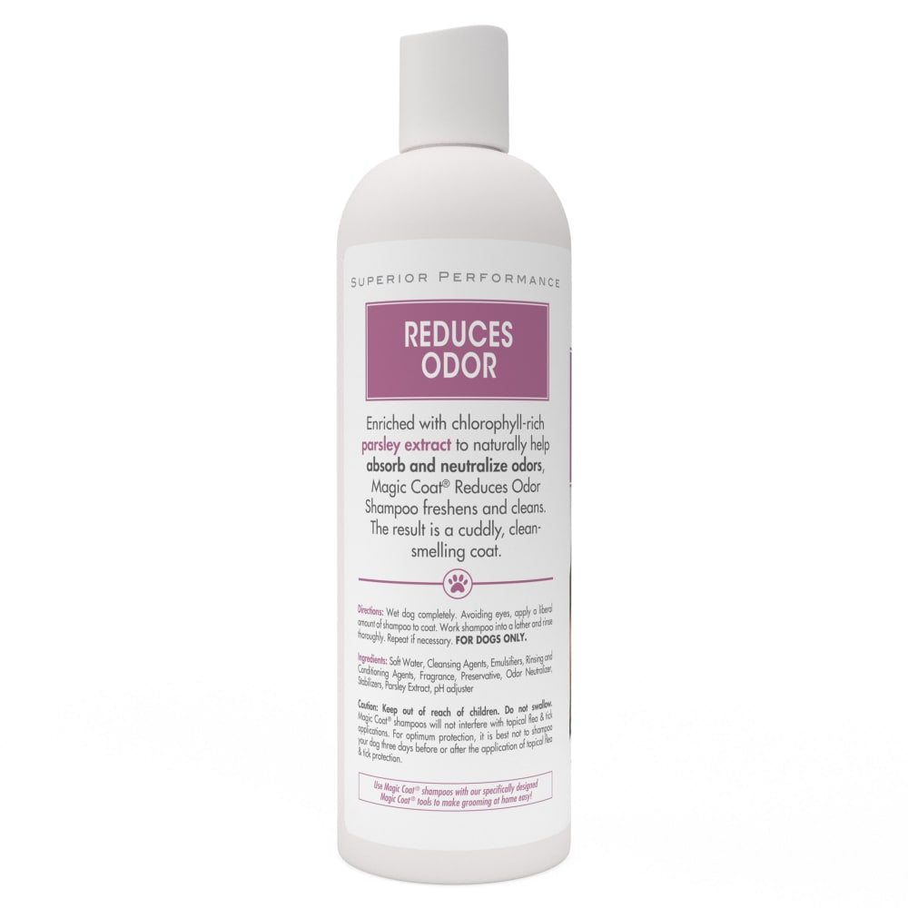 Shampoo Eliminador de Olores con Extracto de Perejil y Aroma a Papaya Tropical 16 oz (473 ml) | Magic Coat®