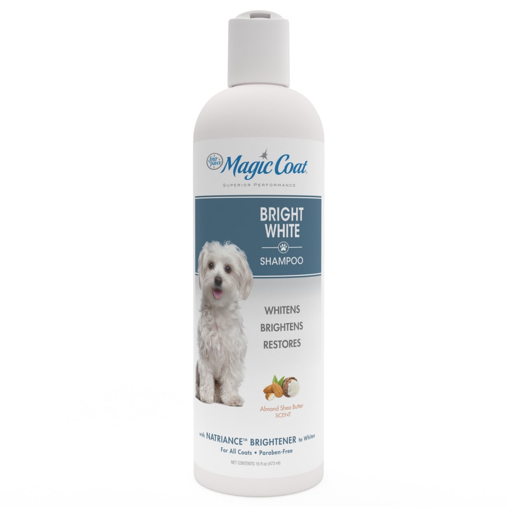 Shampoo Aclarante Bright White con Aroma de Almendra y Karité 16 oz (473 ml) | Magic Coat®