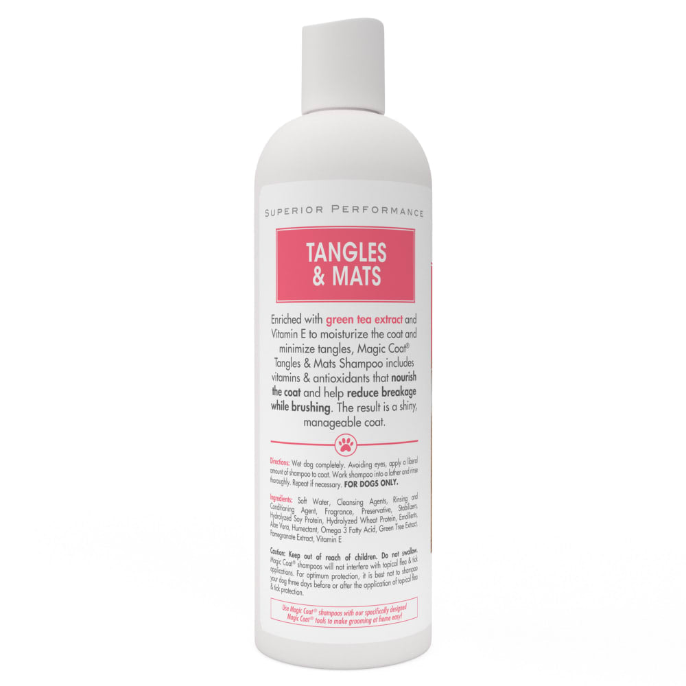 Shampoo Desenredante y Suavizante con Extracto de Té Verde y Aroma a Violeta 16 oz (473 ml) | Magic Coat®