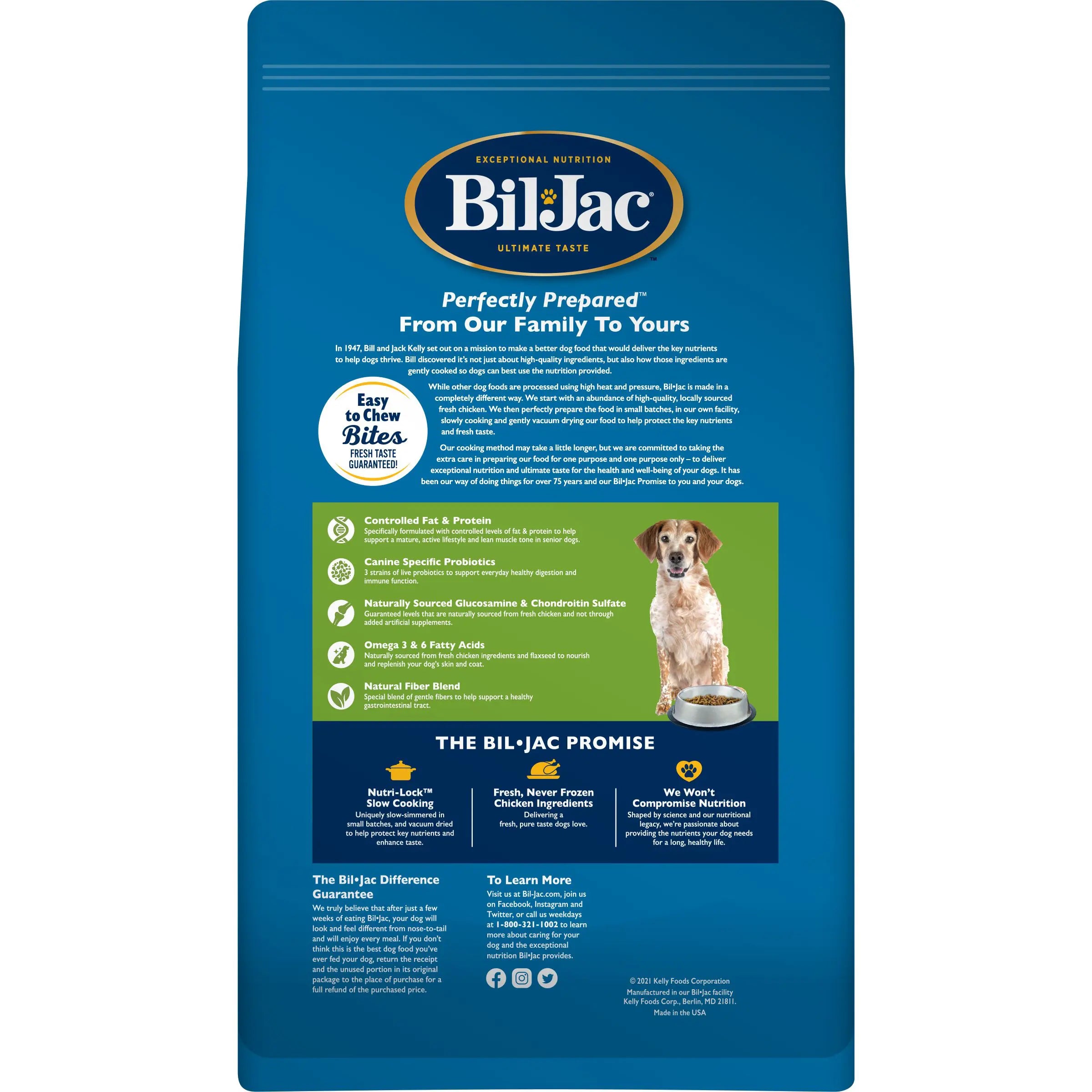 Alimento para Perros Senior Select Formula - Pollo y Avena | Bil-Jac