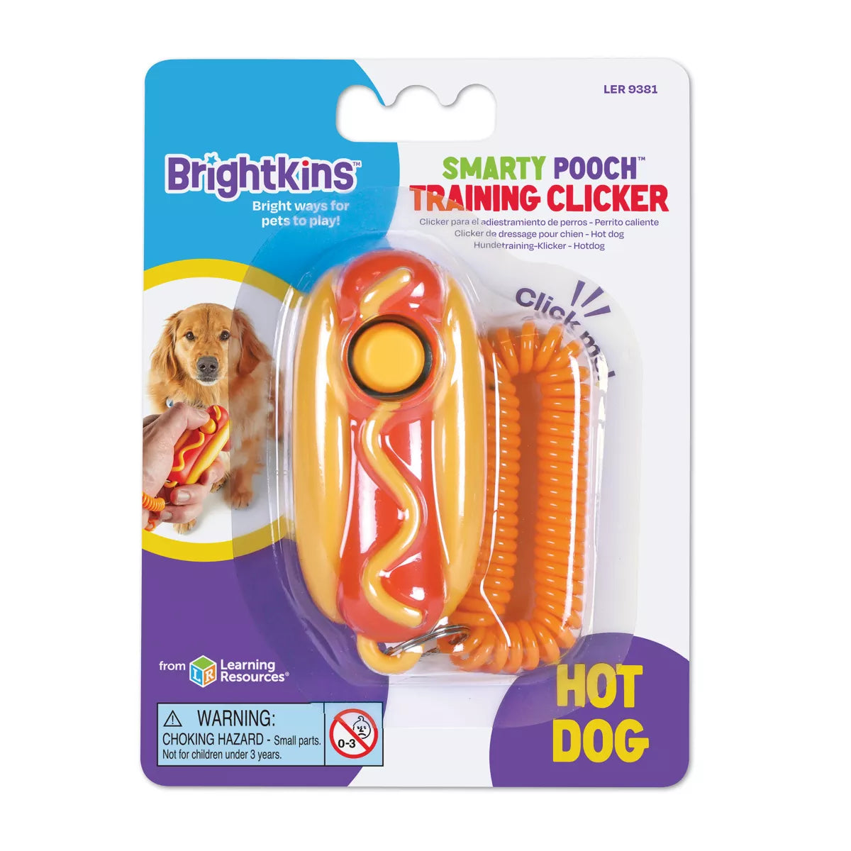 Clicker de Entrenamiento para Perros Smarty Pooch: Football | Brightkins