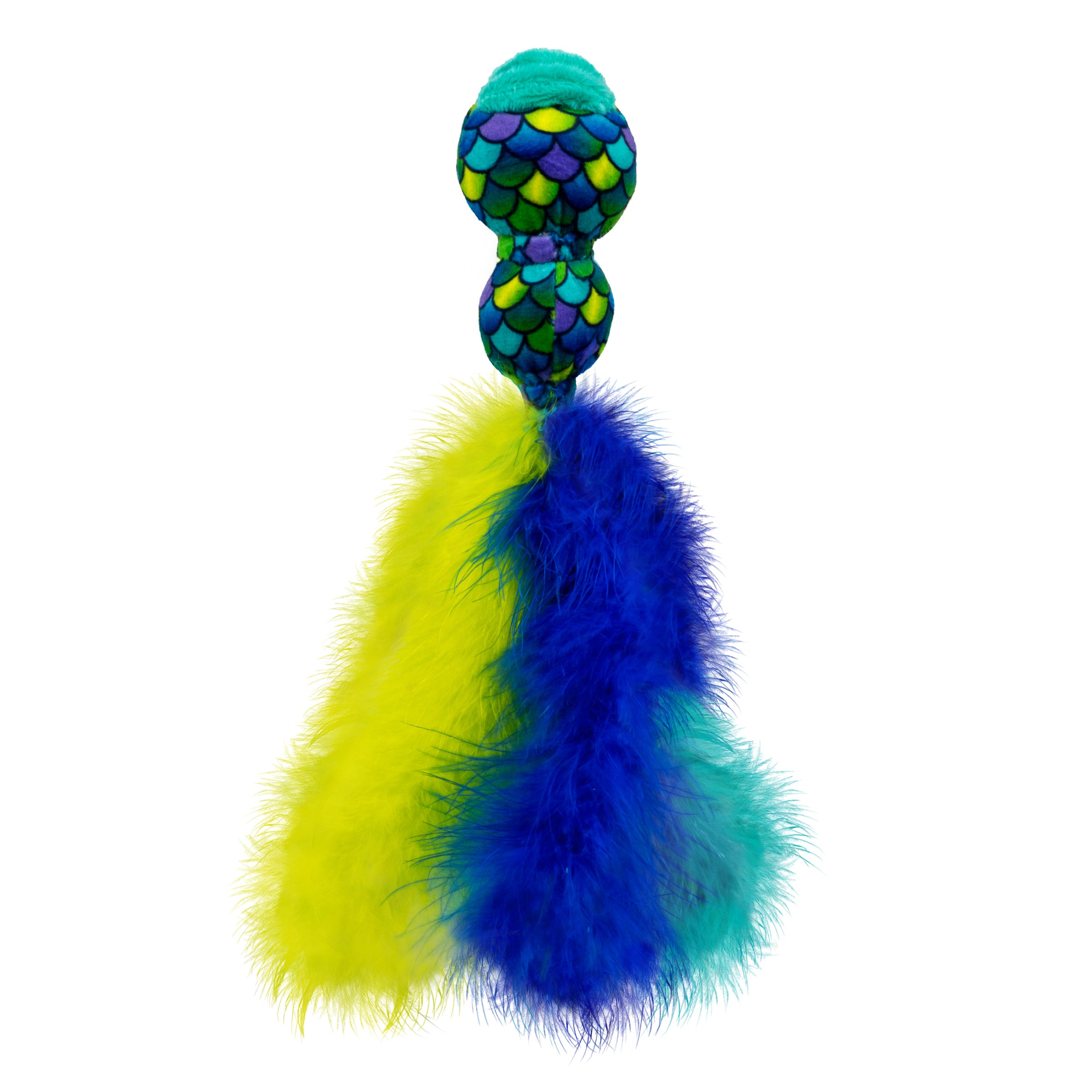 KONG Cat Wubba Fish azul, otra vista