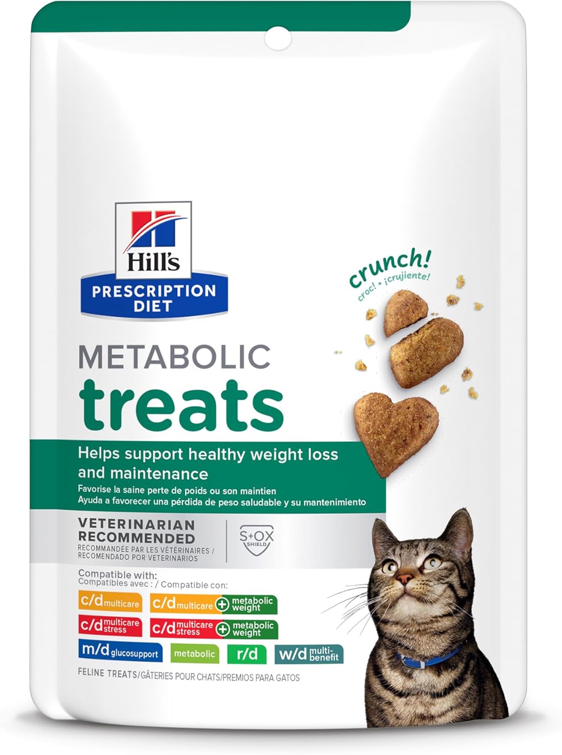 Premios Metabolic Treats para Gatos - Control de Peso | Hill’s Prescription Diet