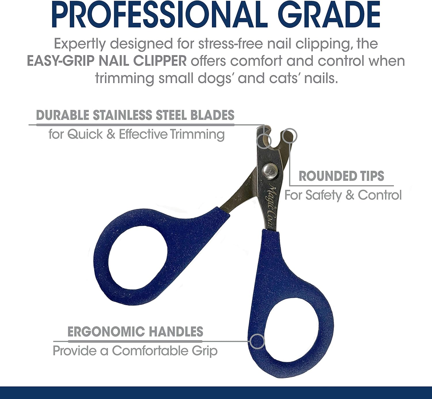 Cortauñas Profesional para Gatos y Gatitos Magic Coat® Cat Nail Clipper | Corte Rápido, Seguro y Preciso