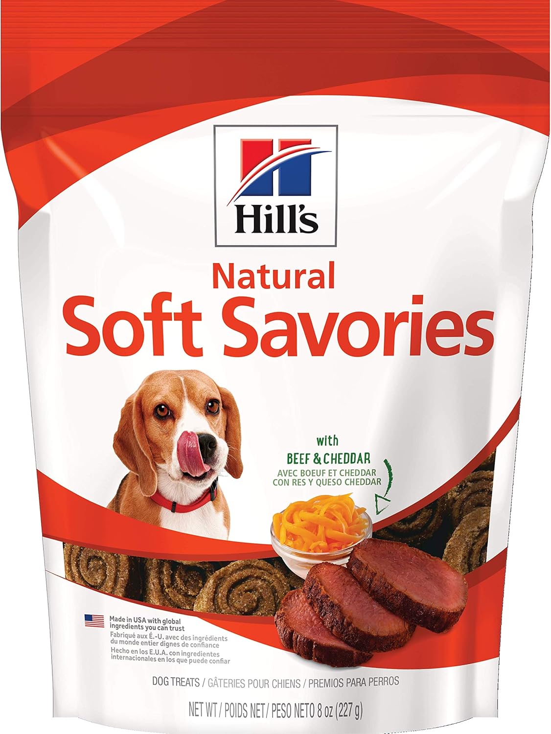 Premios Soft Savories para Perros - Res y Queso Cheddar (Beef & Cheddar) | Hill’s Natural