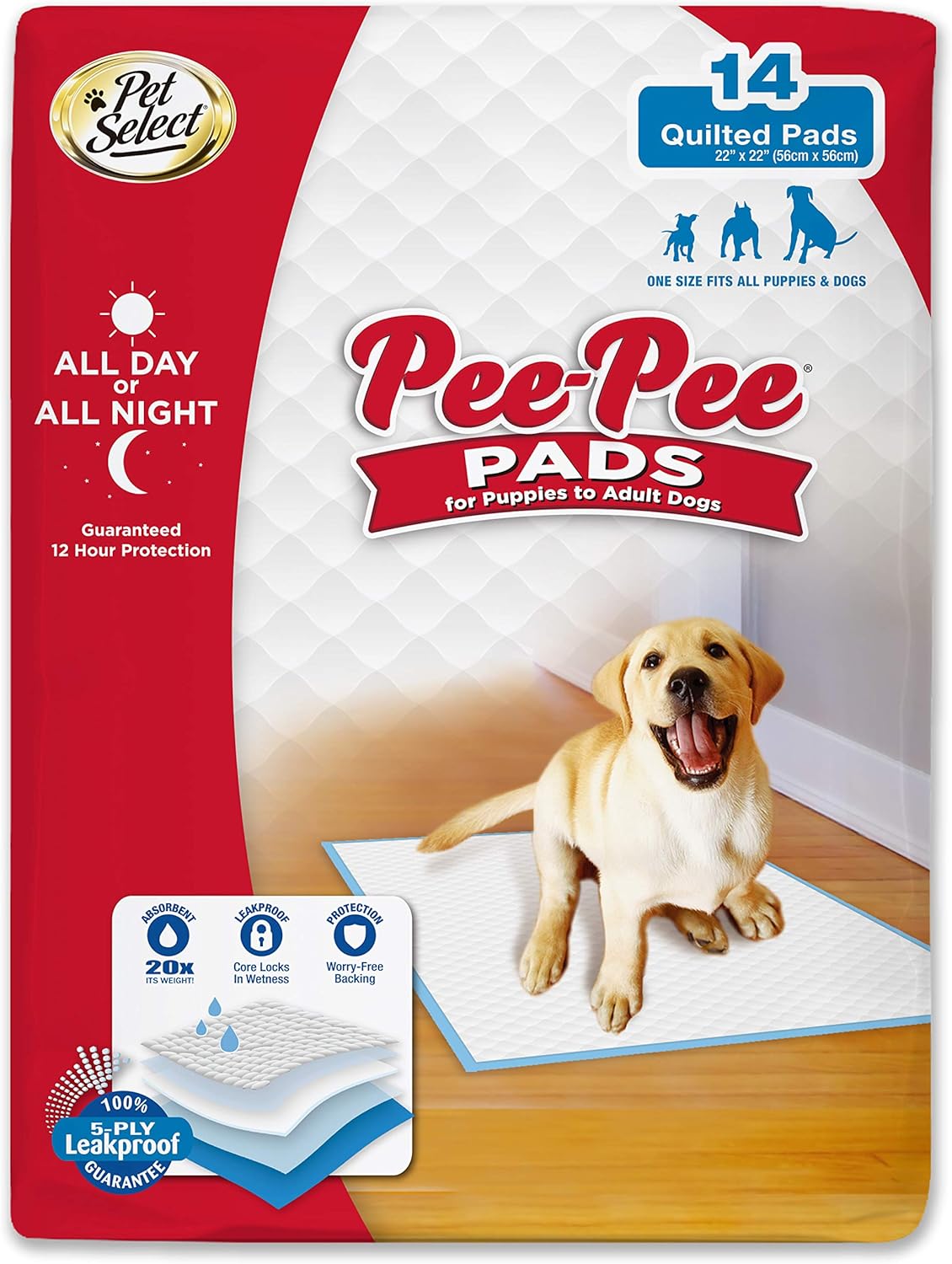 Tapete Entrenador para Perros Pee-Pee Pads – 55.9 × 58.4 cm | Four Paws