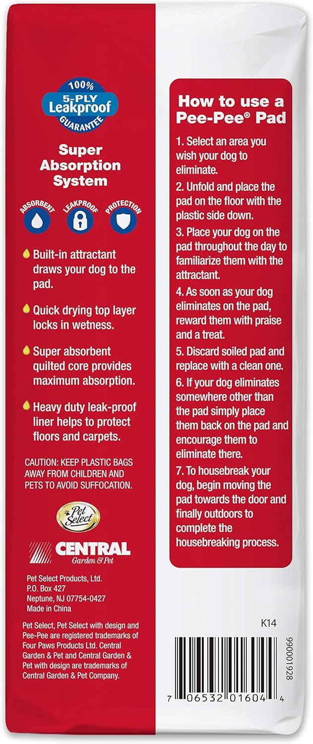 Tapete Entrenador para Perros Pee-Pee Pads – 55.9 × 58.4 cm | Four Paws