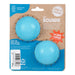 BOUNDR de West Paw® 2 Pack Tamaño Chico color Azul Aqua (Aqua) Línea Puppy – Pelotas Squishy Rebotadoras para Cachorros