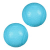 BOUNDR de West Paw® 2 Pack Tamaño Chico color Azul Aqua (Aqua) Línea Puppy – Pelotas Squishy Rebotadoras para Cachorros