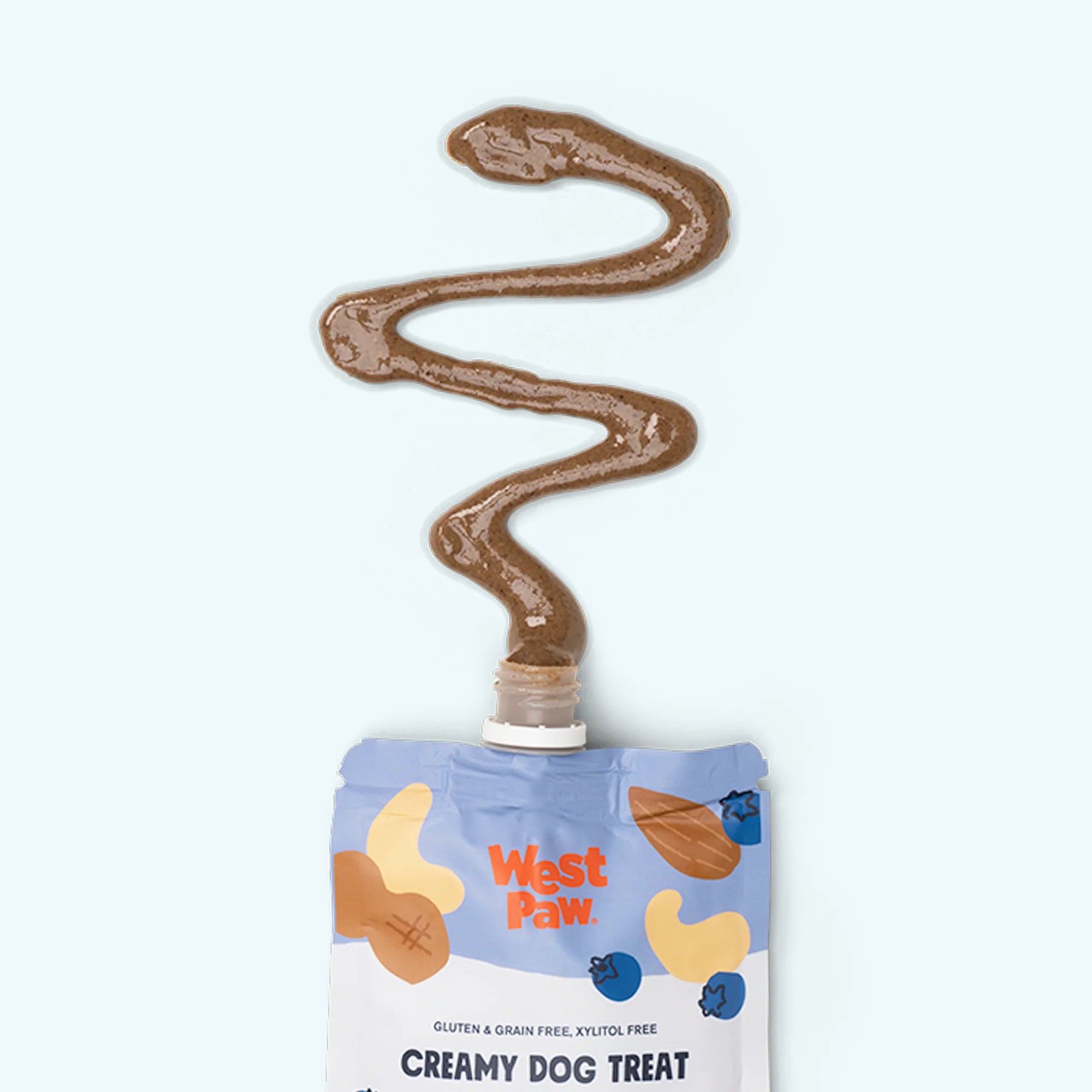 Untable Cremoso de Mantequilla de Nueces con Arándano y Chía para Perros - 100% Natural | West Paw