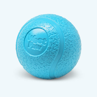 BOUNDR de West Paw® 2 Pack Tamaño Chico color Azul Aqua (Aqua) Línea Puppy – Pelotas Squishy Rebotadoras para Cachorros