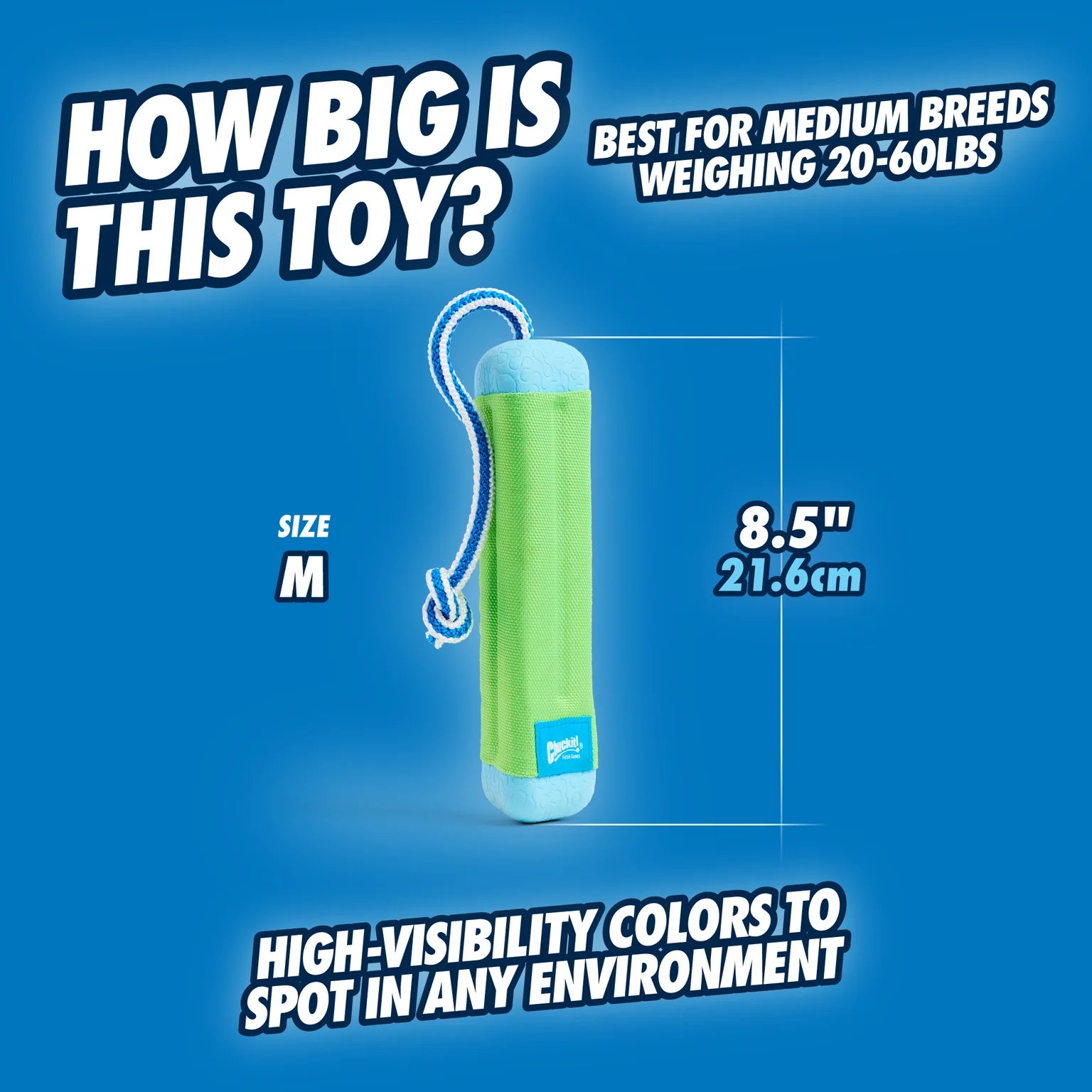 Juguete Flotante y Resistente para Perros - Amphibious Bumper Floating Dog Toy | Chuckit!®