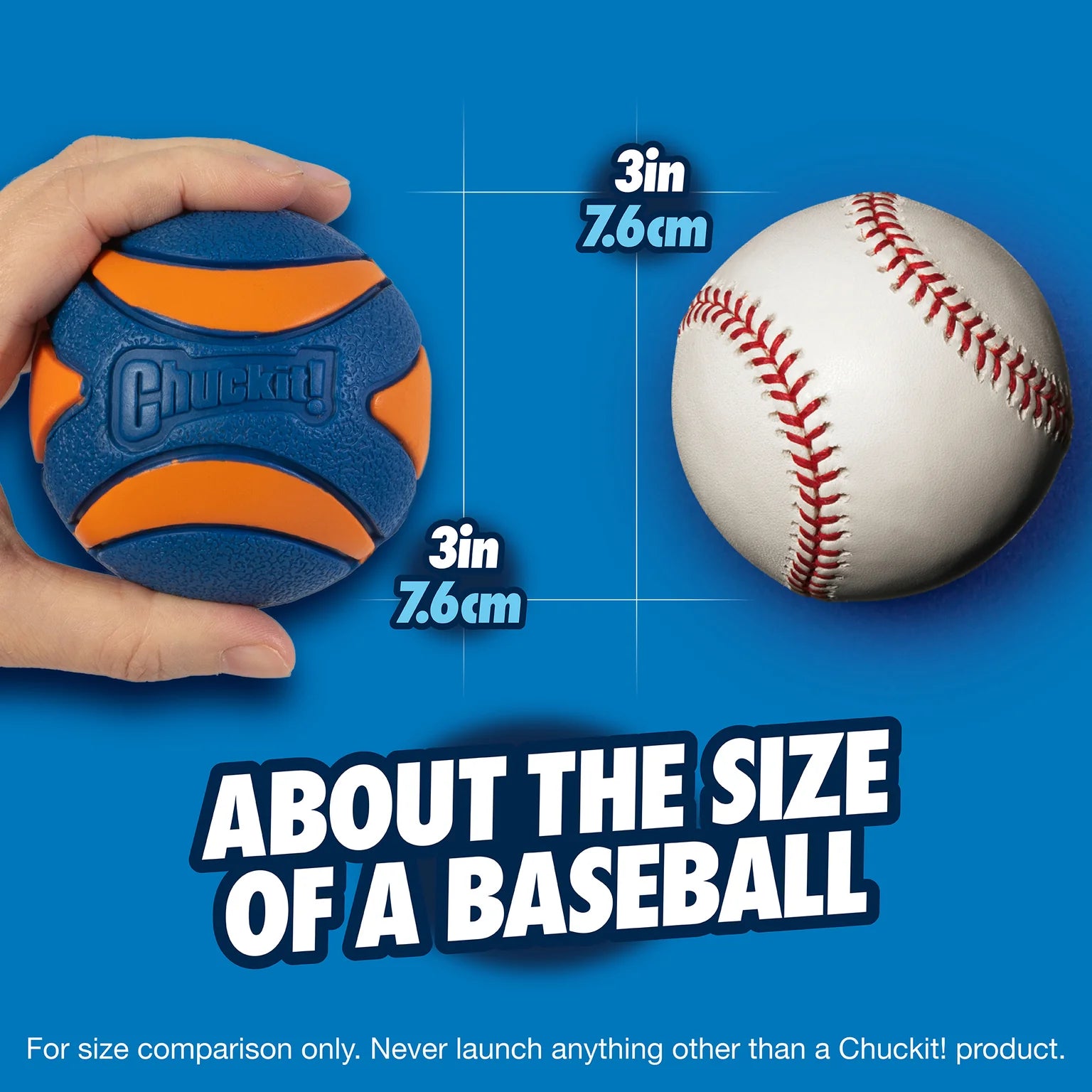 Pelota Ultra con Chifle para Perros - Ultra Squeaker Ball | Chuckit!®