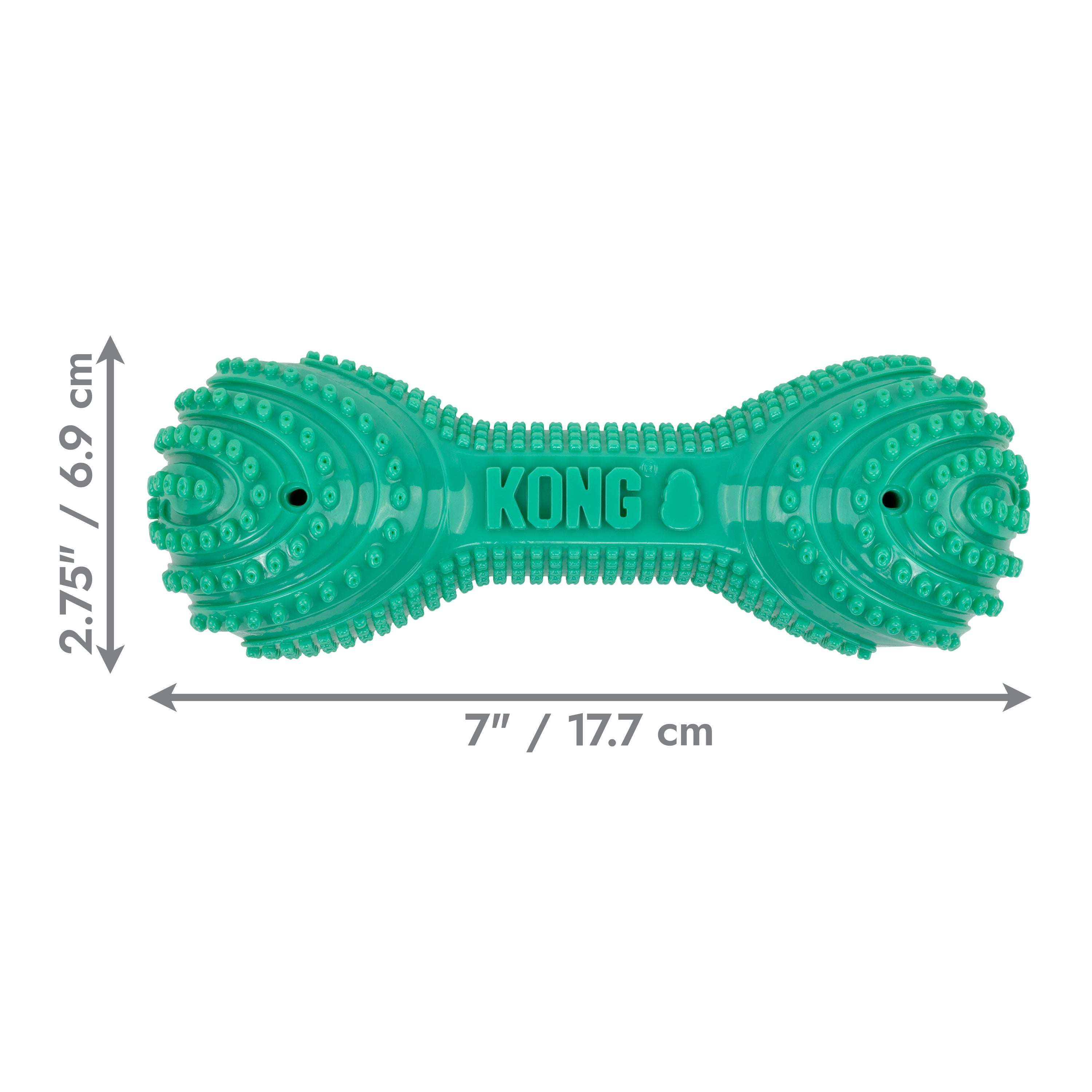Medidas de la KONG CoreStrength Dumbbell